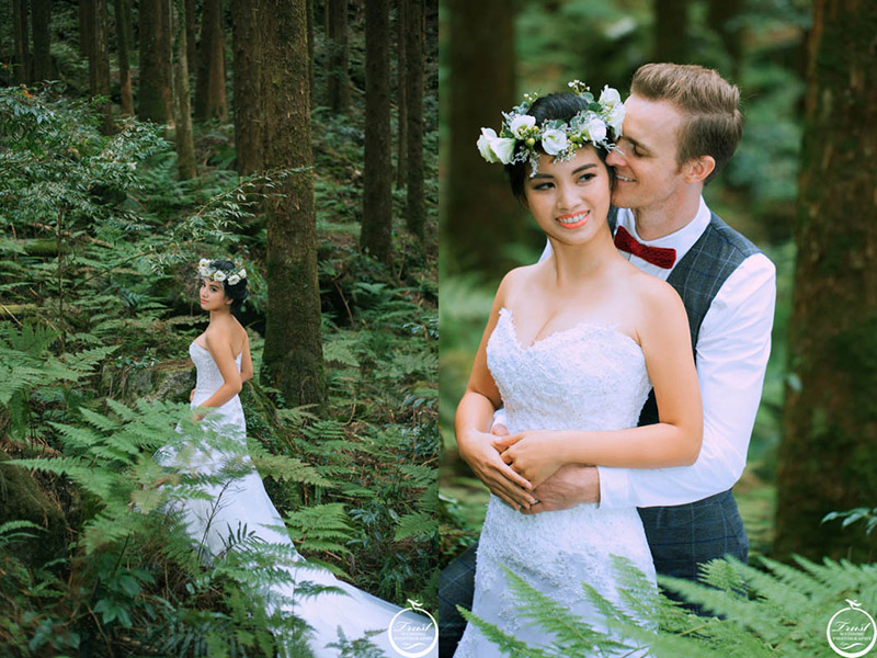 森林婚紗照